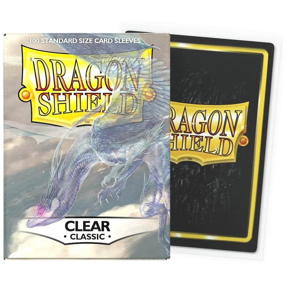 100 Pochettes Classic Format Standard Transparent - Dragon Shield