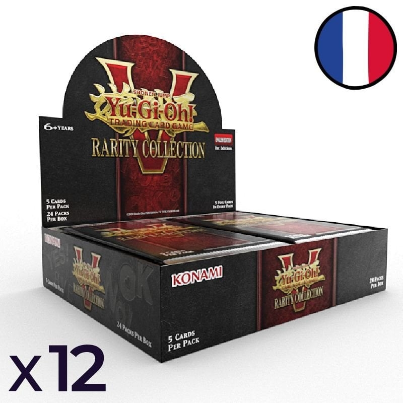 Lot de 12 Boites de 24 Boosters Collection Rareté 5 - Yu-Gi-Oh! FR