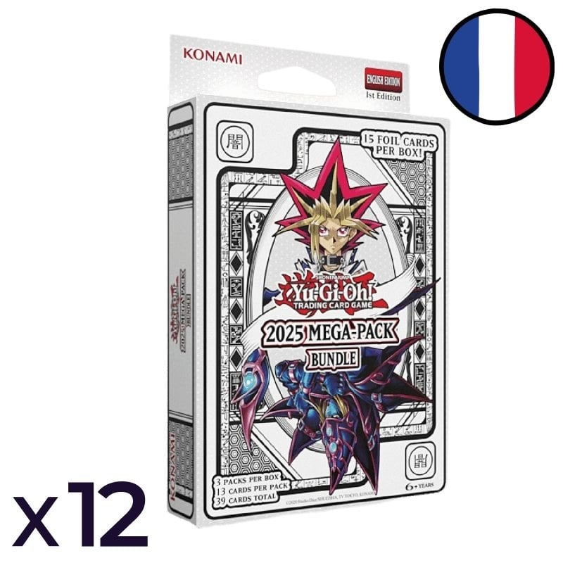 Display de 12 Méga-Pack Bundles (sans boite en métal) - Yu-Gi-Oh! FR
