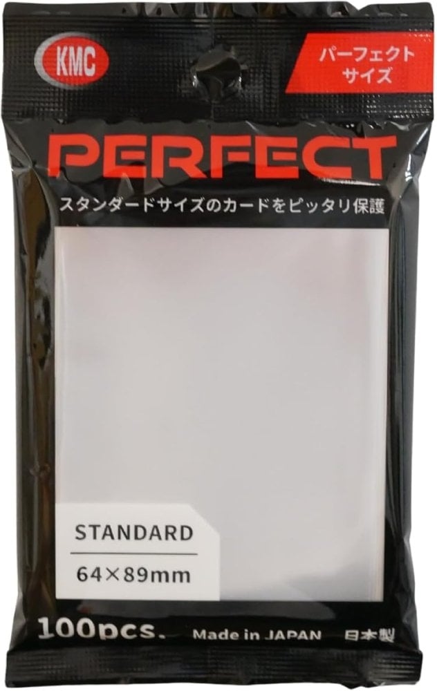 100 sous-pochettes Perfect Size Transparent (Visuel actualisé) - KMC