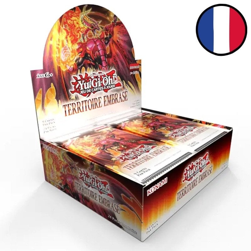 Boite de 24 Boosters Territoire Embrasé - Yu-Gi-Oh! FR
