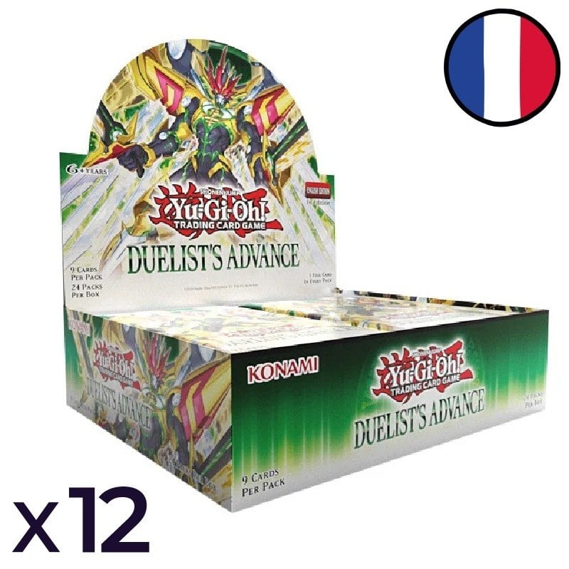 Lot de 12 Displays de 24 Boosters L'Évolution du Duelliste - Yu-Gi-Oh! FR