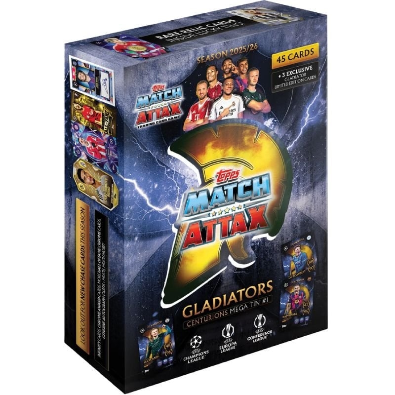 Match Attax 2025/26  Mega Tin - Gladiators Centurions -Topps