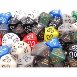 1 Granite 10 tens faces dice