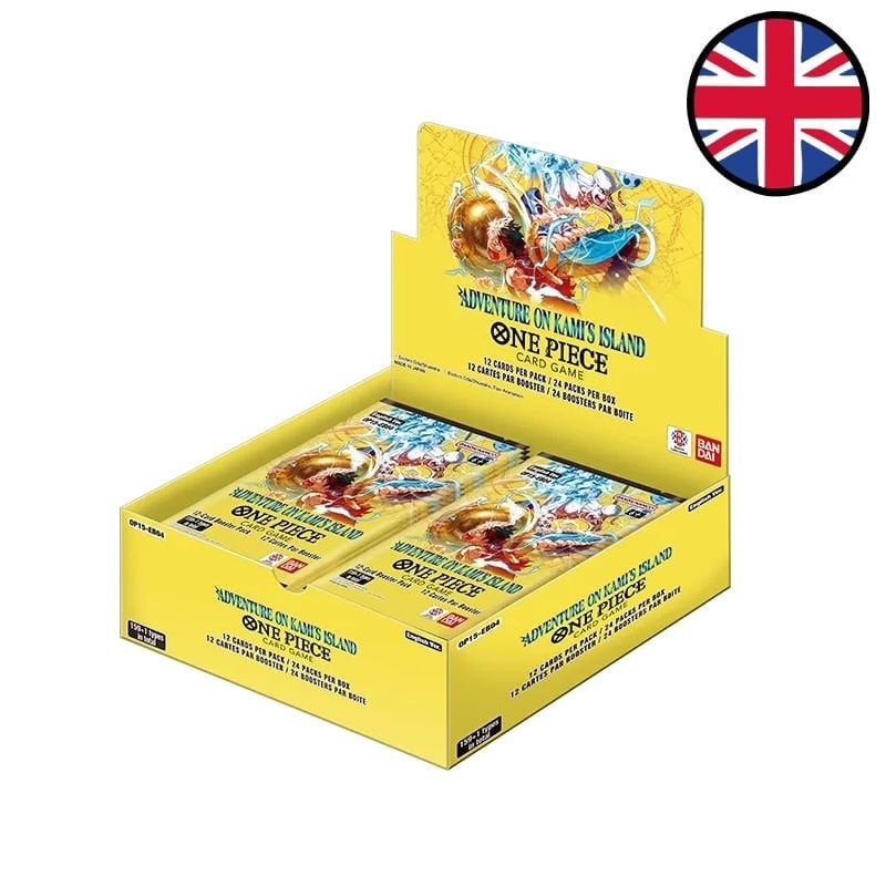 Display de 24 boosters OP-15 Aventure sur l'Île de Dieu - One Piece EN