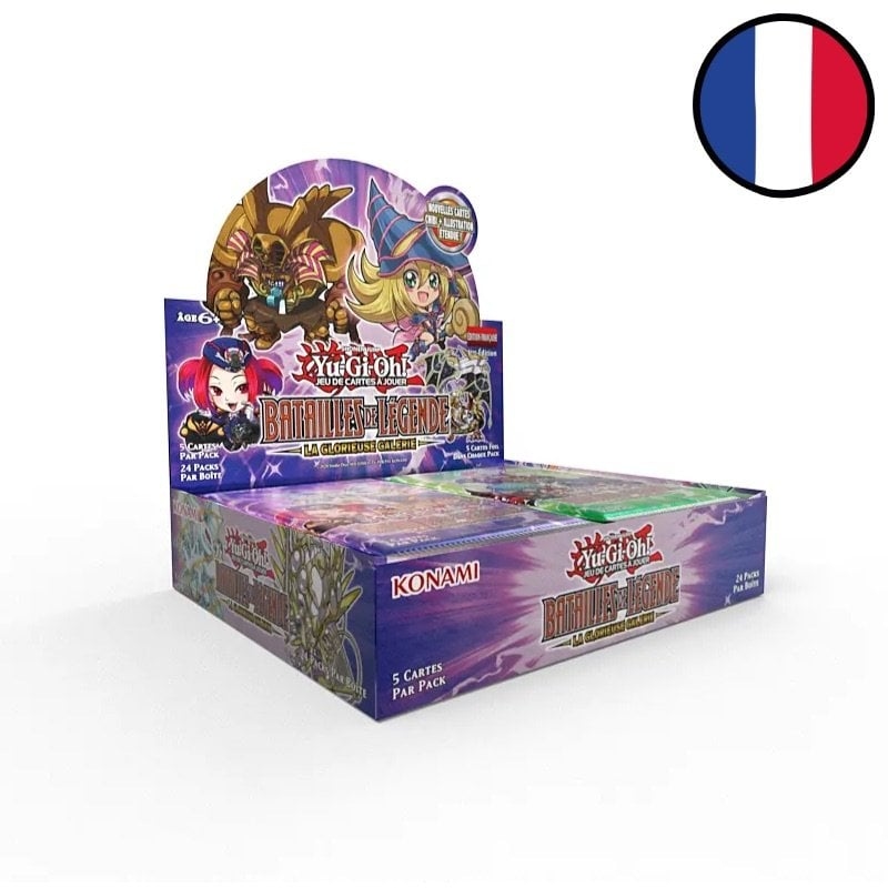 Boite de 24 Boosters Batailles de Légende : La Glorieuse Galerie - Yu-Gi-Oh! FR