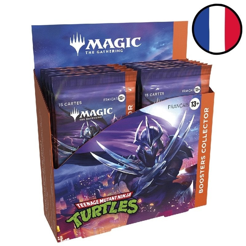 Teenage Mutant Ninja Turtles Display of 12 Collector Booster Packs - Magic FR