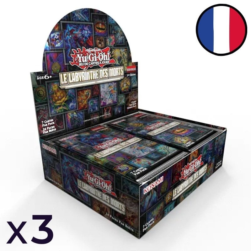 Set of 3 Displays of 24 Maze of Muertos Booster Packs - Yu-Gi-Oh! FR