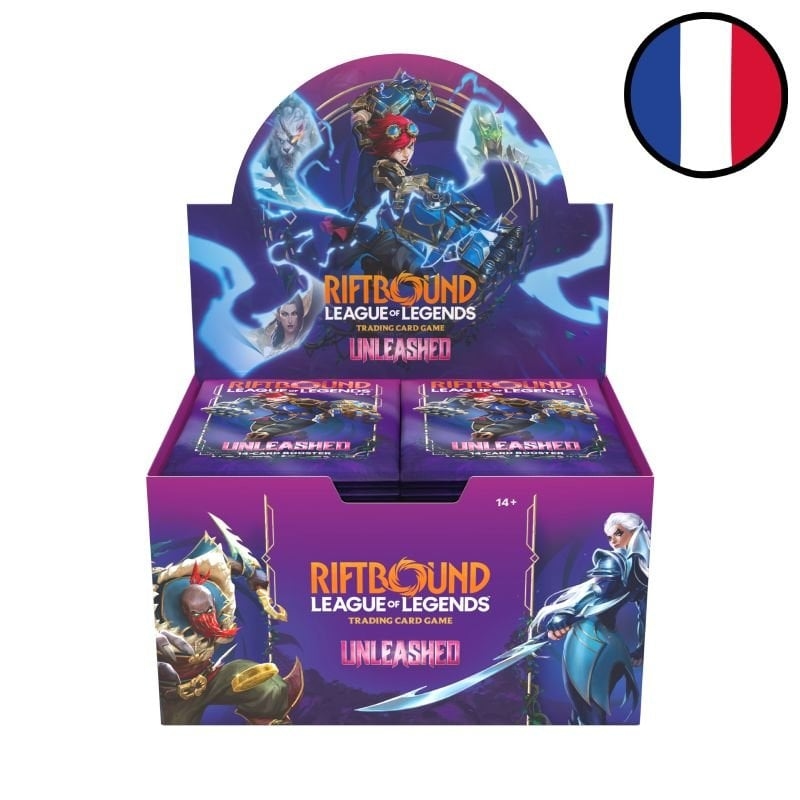 Boite de 24 boosters Déchaînement - Riftbound: League of Legends FR