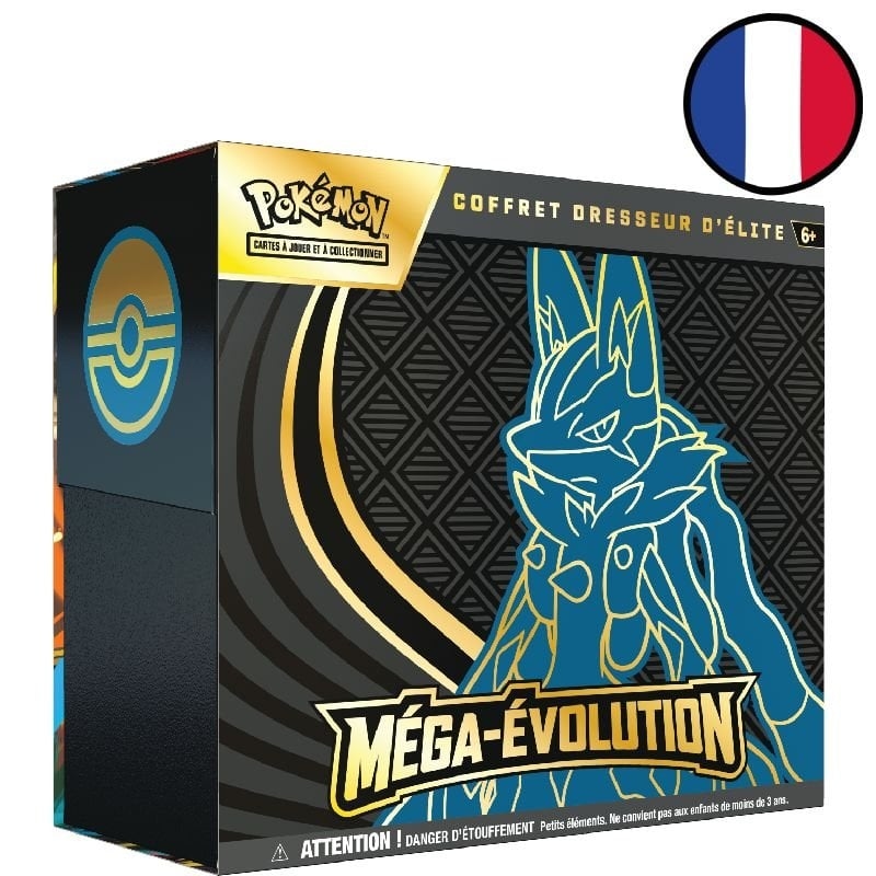 Coffret Dresseur d'élite (ETB) Méga-Évolution - Méga-Lucario - Pokémon FR