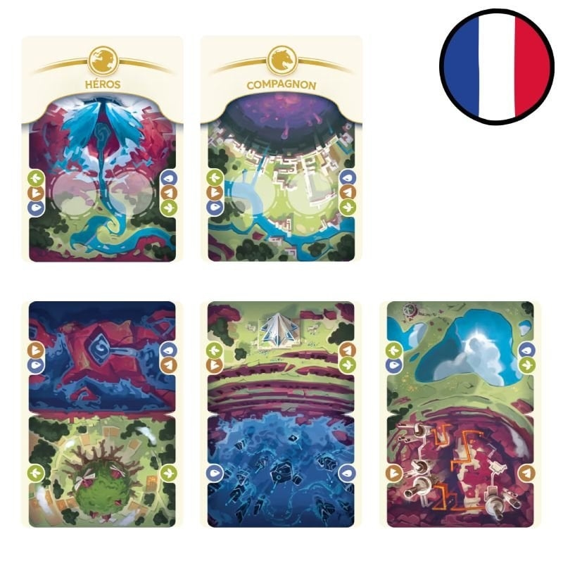 Lot des 5 cartes Aventure Murmures du Labyrinthe - Altered FR