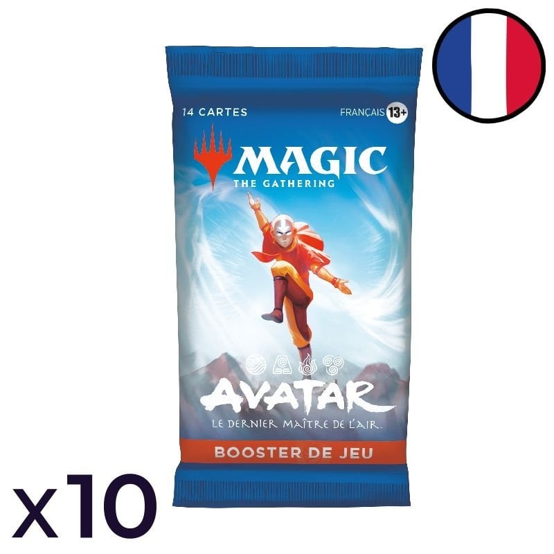 Magic: The Gathering | Avatar: The Last Airbender Set of 10 Play Boosters - Magic FR