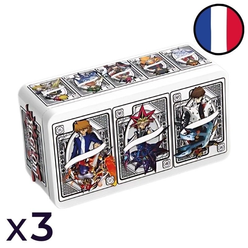 Lot de 3 Méga-Tins 2025 (avec boite en métal) - Yu-Gi-Oh! FR