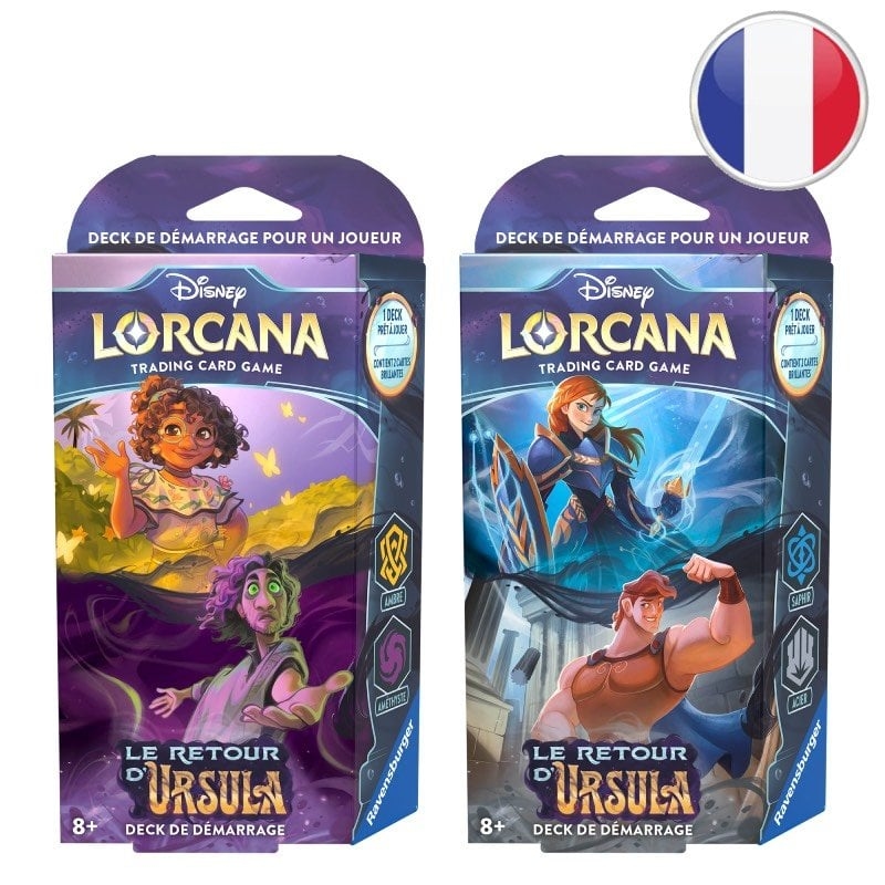 Set of the 2 Starter Decks Ursula's Return - Disney Lorcana FR