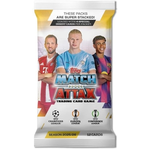 Match Attax 2025/26 pack of 12 cards -Topps