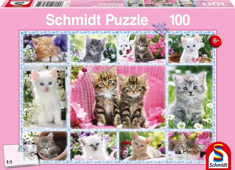 Puzzle 100 pièces - Chatons