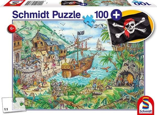 Puzzle 100 pièces - Baie aux Pirates