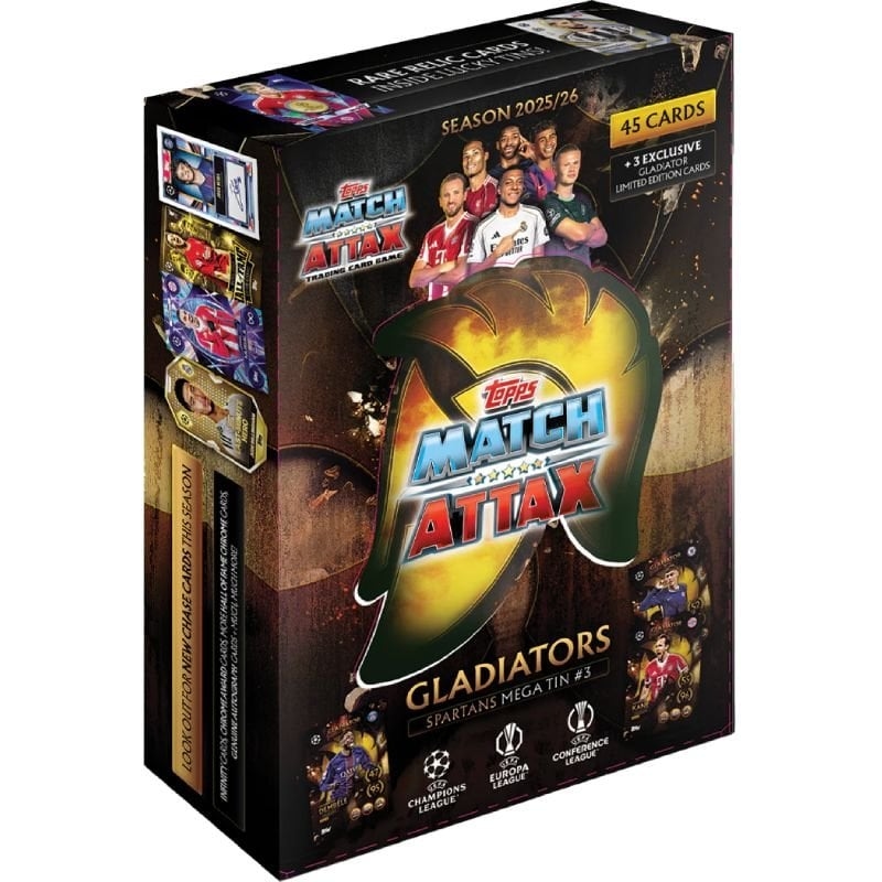Match Attax 2025/26  Mega Tin - Gladiators Spartans -Topps