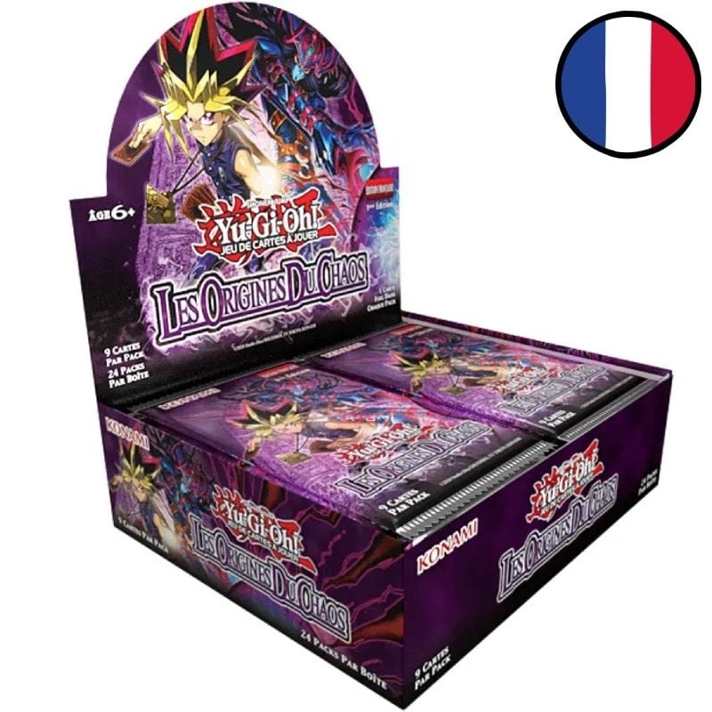 Boite de 24 Boosters Les Origines du Chaos - Yu-Gi-Oh! FR