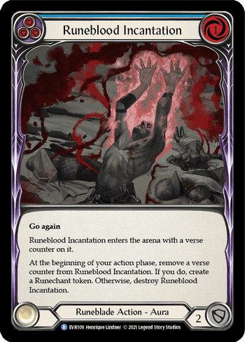 Runeblood Incantation (Blue)