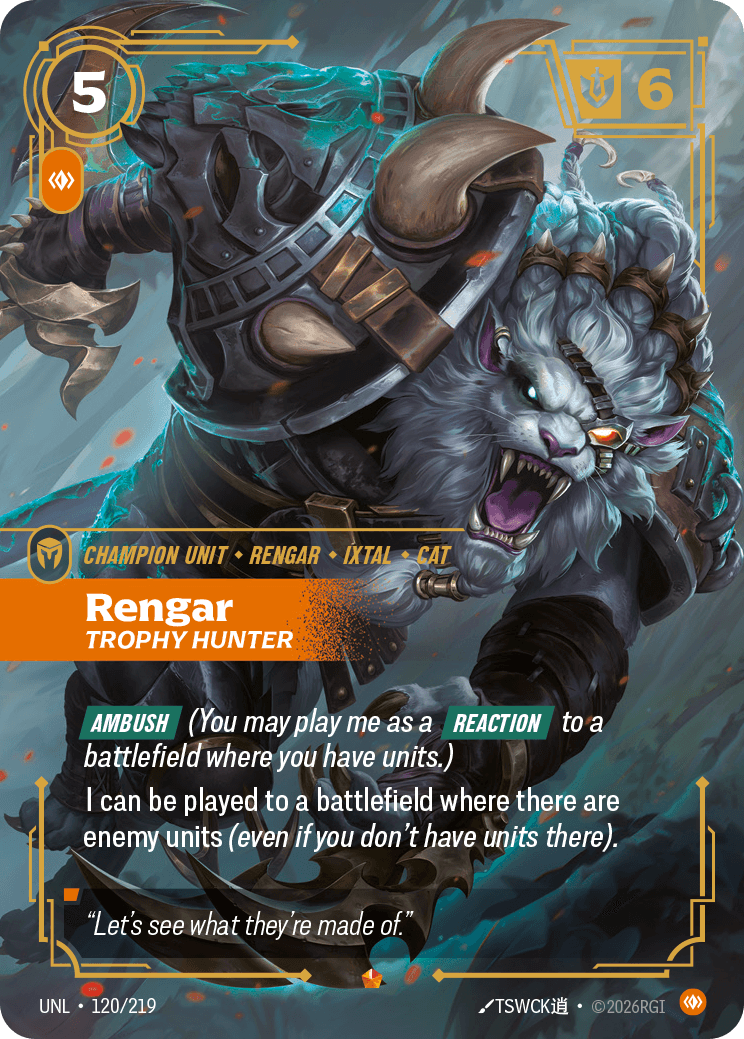 Rengar – Chasseur de trophées