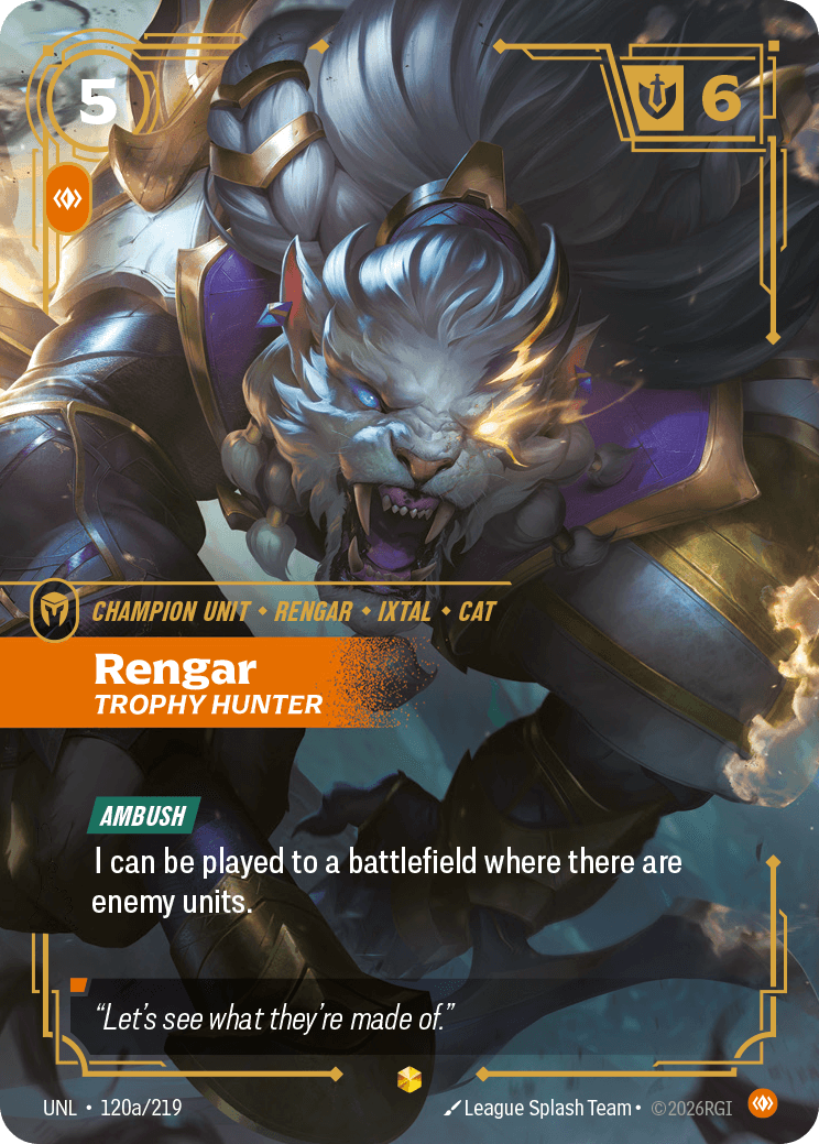 Rengar – Chasseur de trophées