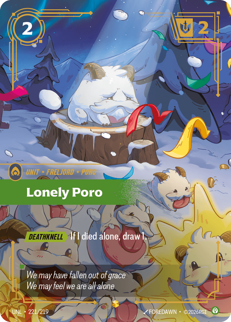 Poro solitaire