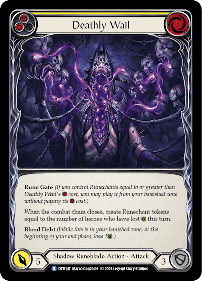 Deathly Wail (Yellow)