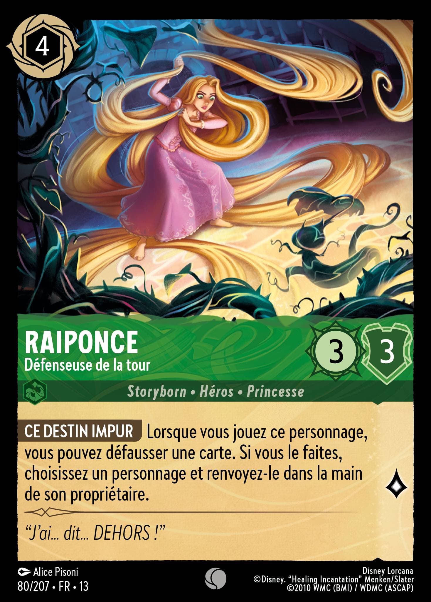 Raiponce - Défenseuse de la tour
