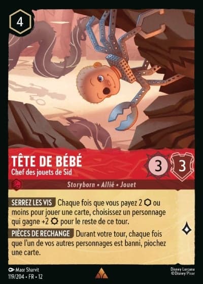 Tête de bébé - Chef des jouets de Sid