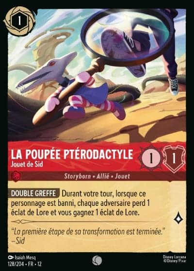 La poupée ptérodactyle - Jouet de Sid