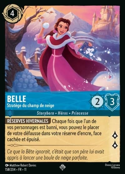 Belle - Stratège du champ de neige