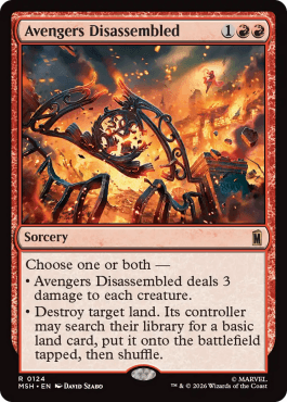 Vengeurs désassemblés