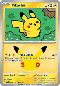 Pikachu (30C 034)