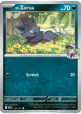 N's Zorua  (ASC 136)
