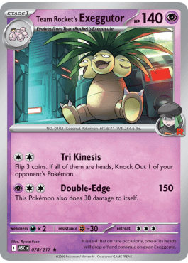Team Rocket's Exeggutor  (ASC 078)