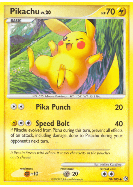 Pikachu Lv.20  (STF 70)