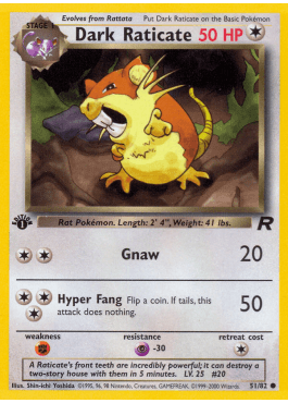 Dark Raticate (TR 51)