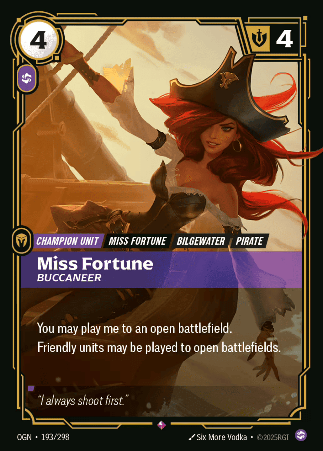 Miss Fortune - Corsaire