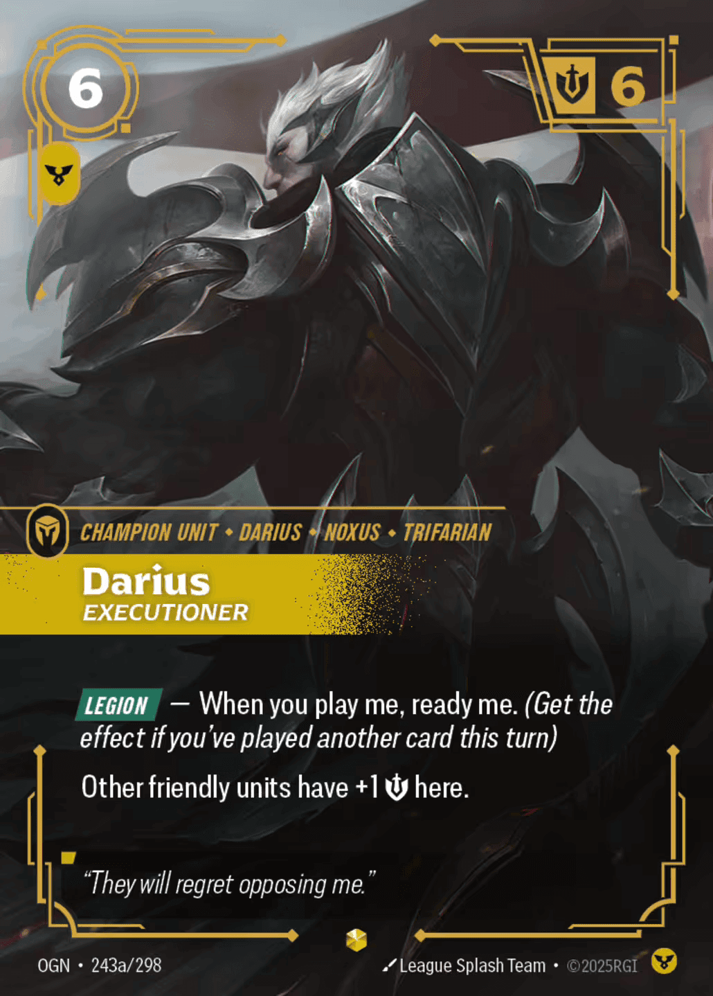 Darius - Exécuteur