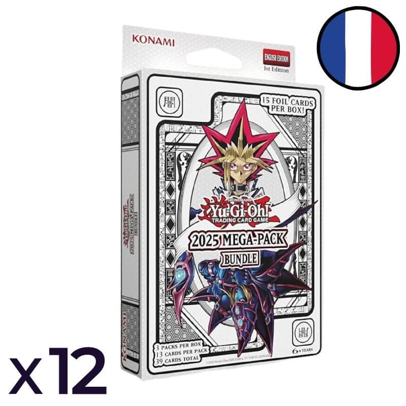 Display de 12 Méga-Pack Bundles (sans boite en métal) - Yu-Gi-Oh! FR
