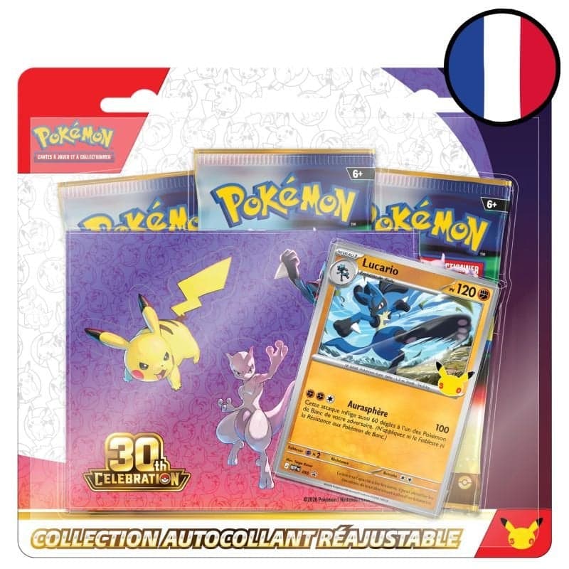 30th Celebration Tech Sticker Collection - Lucario - Pokémon FR