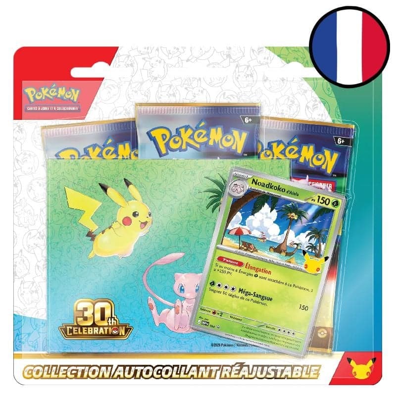 30th Celebration Tech Sticker Collection - Alolan Exeggutor - Pokémon FR