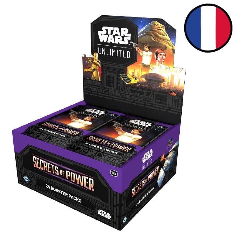 Display of 24 Secrets of Power Booster Packs - Star Wars Unlimited FR