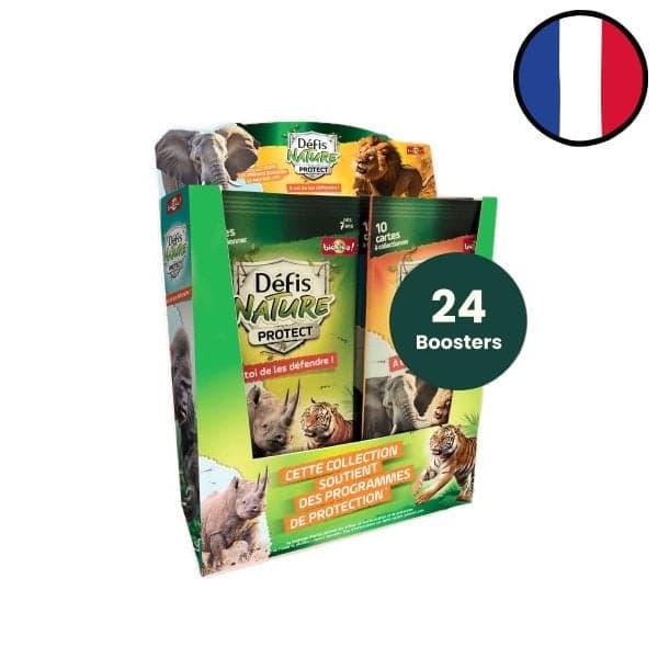 Forces de la Nature Diskpay of 24 booster packs - Nature Challenge Protect FR