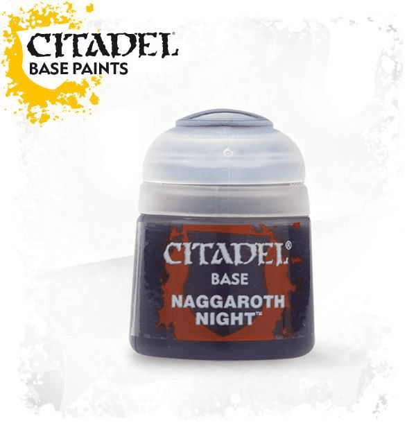 Pot de peinture Base Naggaroth Night 12ml 21-05 - Citadel