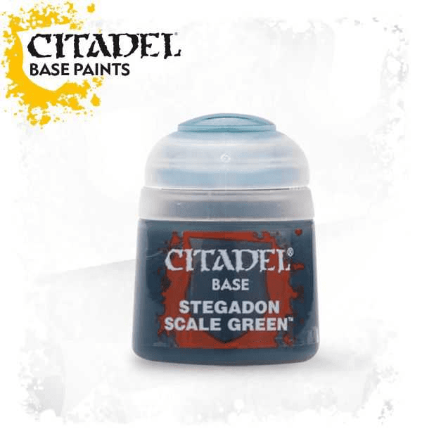 Pot de peinture Base Stegadon Scale Green 12ml 21-10 - Citadel