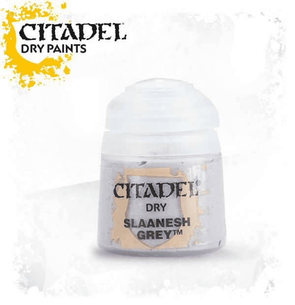 Pot of Dry Slaanesh Grey paint 12ml 23-31 - Citadel