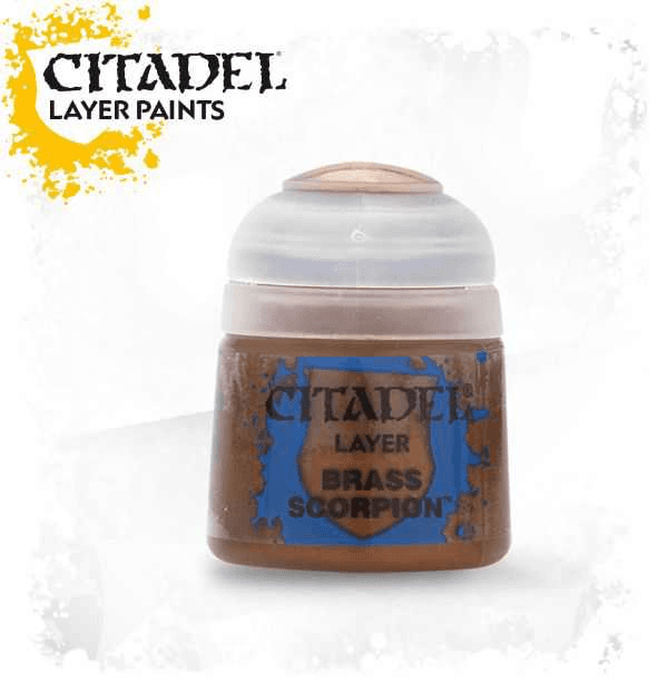 Pot de peinture Layer Brass Scorpion 12ml 22-65 - Citadel