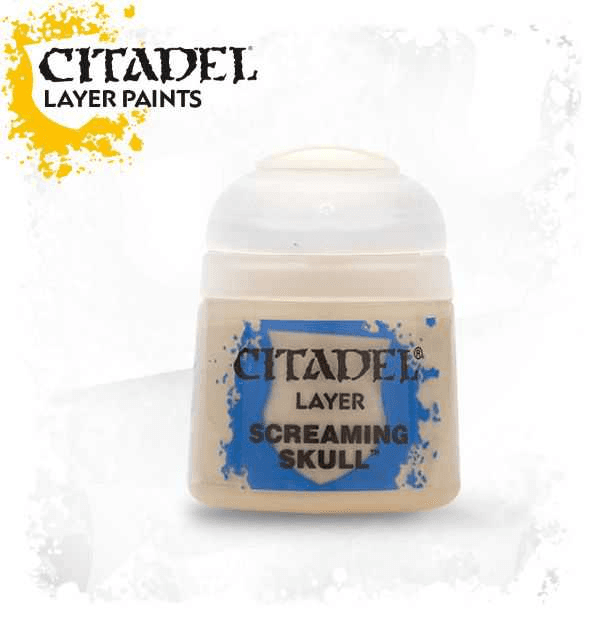 Pot of Layer Screaming Skull paint 12ml 22-33 - Citadel